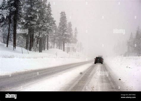 Truckee, California, USA. 5th Jan, 2023. Truckee, California, U.S. - An atmospheric river ...