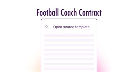 Football Coach Contract Template - UK