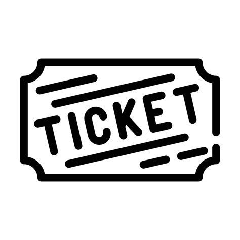 lottery ticket line icon vector isolated illustration 17318933 Vector ...