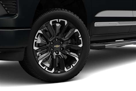 2023 Chevy Silverado Gets 22-Inch Black Wheels Machined