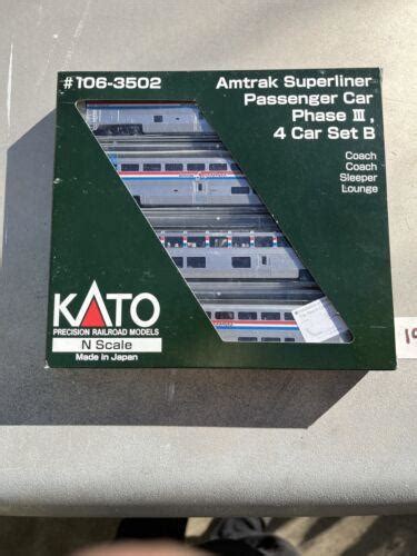 Kato Amtrak N Scale passenger set | #3919153959