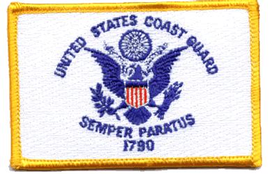 Coast Guard Flag Patch | North Bay Listings