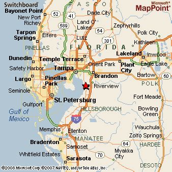 Where is Gibsonton, Florida? see area map & more