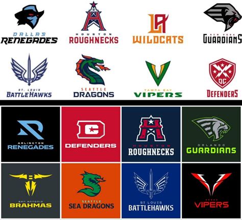 The Rock Reveals New Teams Logos For 2023 Xfl Relaunc - vrogue.co