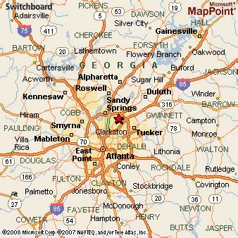 Chamblee, Georgia Area Map & More