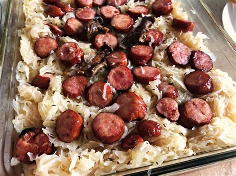 Polish Oven Roasted Sausage and Sauerkraut - CookINPolish – Polish Food ...