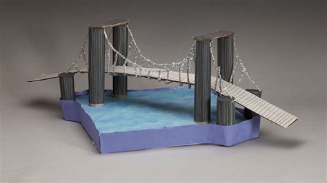 Suspension Bridge Craft | Suspension bridge, Bridge, Stem bridges