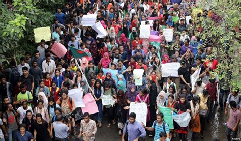 Bangladesh protests: How a traffic accident stopped a city of 18 million - Lanka Puvath