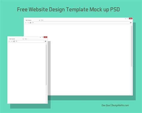 Free-Browser-Website-Design-Template-Mockup-PSD (com imagens) | Design gráfico inspiração ...