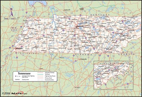 Tennessee Counties Wall Map | Images and Photos finder