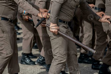 Riot police control the crowd. 29016359 Stock Photo at Vecteezy