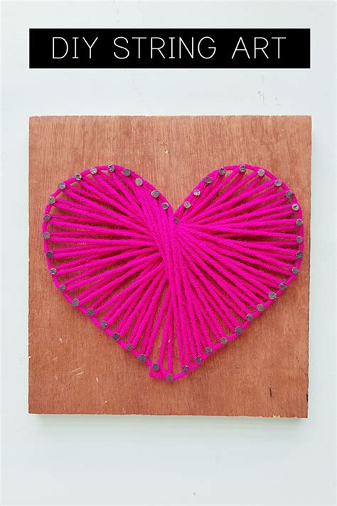 DIY Heart String Art: Simple & Sweet Tween Craft Idea