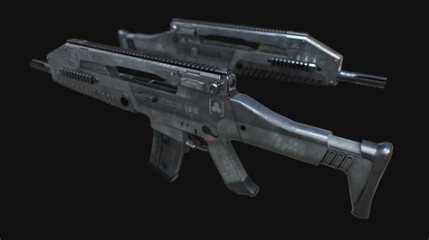 Animated XM8 Assault Rifle FPS Weapons Pack Download - Asset Unreal