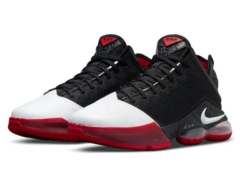 Nike LeBron 19 Low Bred DH1270-001 Release Date Info | SneakerFiles