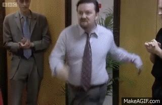 THE David Brent Dance - The Office - BBC on Make a GIF