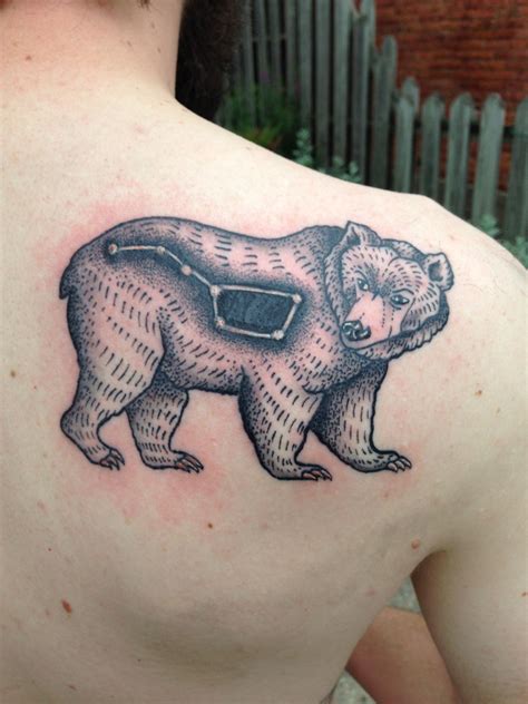 Ursa Major tattoo by Robyn Nomadical Roth | Bear tattoos, Tattoo studio ...