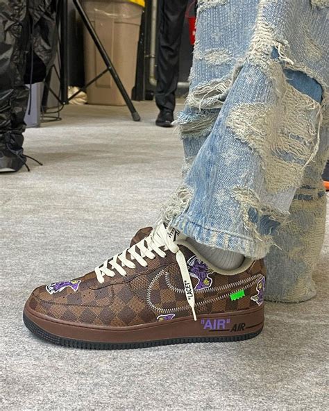 Virgil Abloh Unveils Louis Vuitton x Nike Air Force 1 Collection at ...