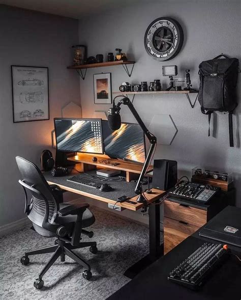 30 Aesthetic Desk Setups for Creative Workspace | Moderni uffici a casa ...