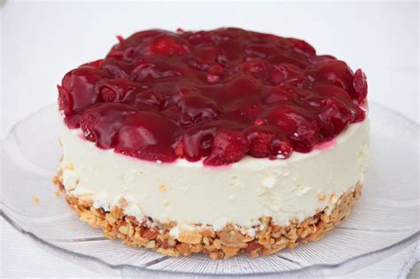 Kuchen Ohne Backen Mit Quark Ohne Gelatine - Himbeer Kase Torte Ohne ...