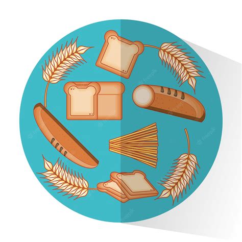 Premium Vector | Whole grains products food vector illustration design