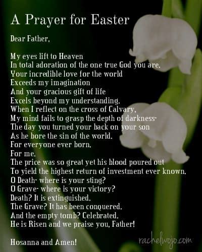 A Prayer for Easter - RachelWojo.com