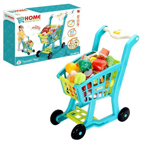 Children's Shopping Cart Toy Groceries Pretending Toy Toys Groceries ...