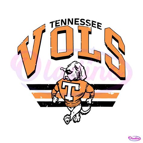 Vintage Tennessee Volunteers Vols Mascot NCAA Svg - Oladino