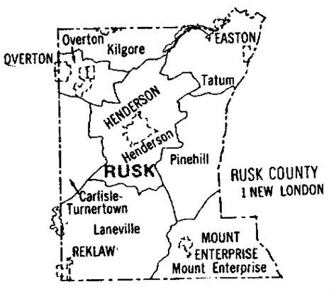 Rusk County, Texas – S-K Publications