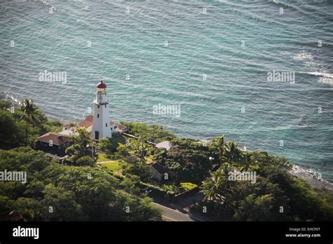 Diamond Head Lighthouse Stock Photo - Alamy