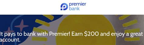 [OH, MI, IN and PA] Premier Bank $200 Checking Bonus - Doctor Of Credit