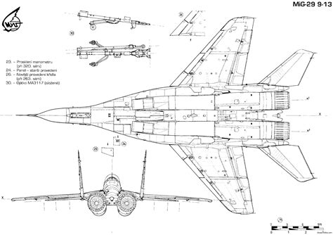 MiG 29 Blueprint