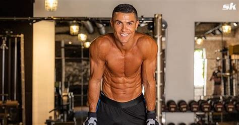 Cristiano Ronaldo shares snap from home workout drill