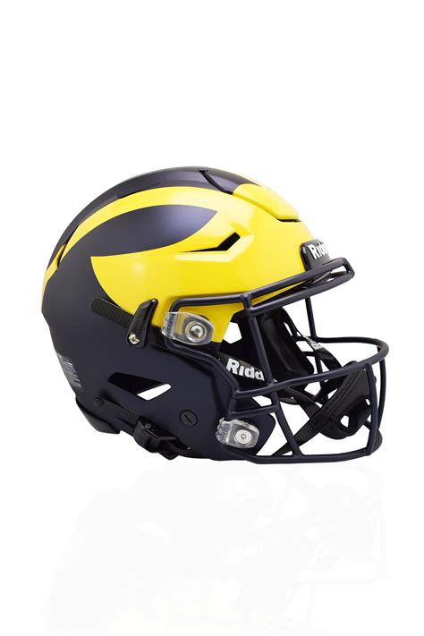 Michigan Wolverines Speed Authentic Football Helmet in 2021 | Football ...