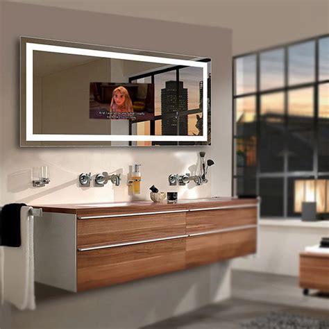 2019 New Designtouch Control Bathroom Smart Led Mirror With Tv - Buy ...