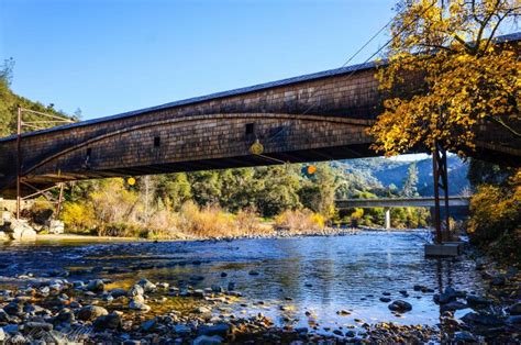 The Bridgeport Covered Bridge: a National Landmark spanning the South Yuba River - CalEXPLORnia