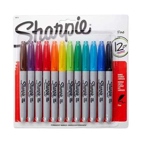 Sharpie Fine Point Permanent Markers, 12-Pack, Assorted Colors - $5! - Thrifty NW Mom