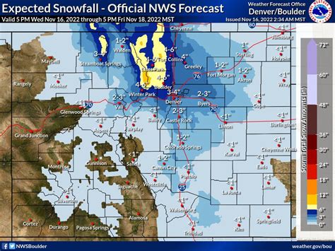 Fort Collins weather alert: Up to 6 inches of snow, coldest temps of ...