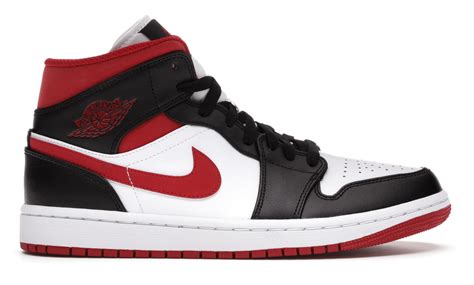 Air Jordan 1 Retro Mid "Gym Red Black White" – FCS Sneakers