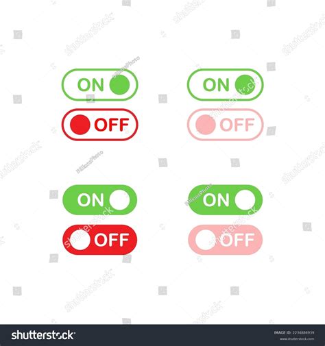 On Off Switch Button Icon Vector Stock Vector (Royalty Free) 2234884939 | Shutterstock