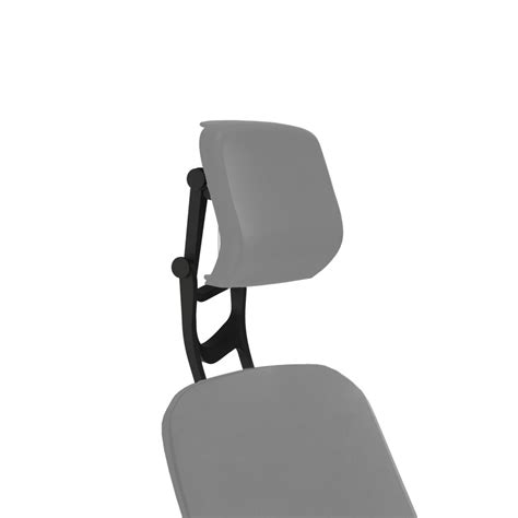 Office Logix Shop Office Chair Parts Black Frame Gray Fabric Insert Steelcase Leap V2 Headrest ...