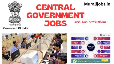 Central Government Jobs 2023 Notification Free job alert 10th, 12th, Graduate Govt Job List ...