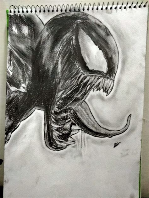 PENCIL DRAWING OF VENOM : r/drawing