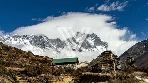 Shed Near Lhotse Peak, Nepal | IndieVisual