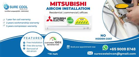 surecool aircon – Mitsubishi Aircon Installation | Singabuyandsell.com