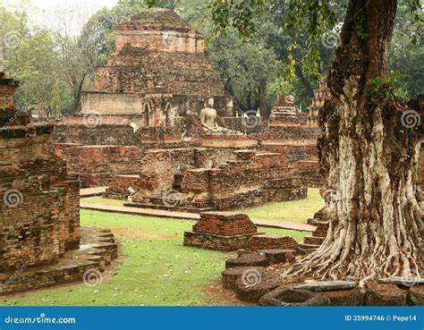 Sukhothai Thailand temples stock photo. Image of culture - 35994746