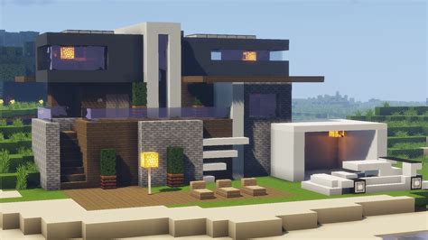 Minecraft Dark Modern House