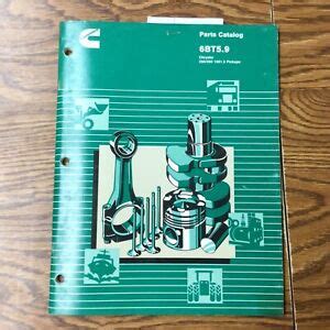 Cummins 6BT5.9 ENGINE PARTS MANUAL CATALOG BOOK GUIDE DIESEL 3884385 ...