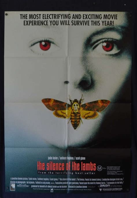 All About Movies - The Silence Of The Lambs Poster Original One Sheet ...