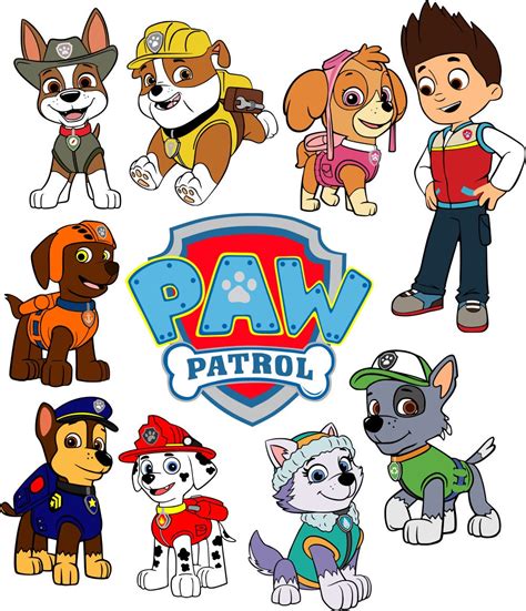 Paw Patrol SVG Files | Etsy