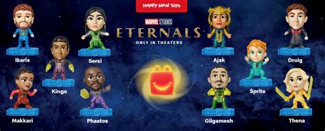 Eternals Happy Meal Toys Now Available - MarvelBlog.com